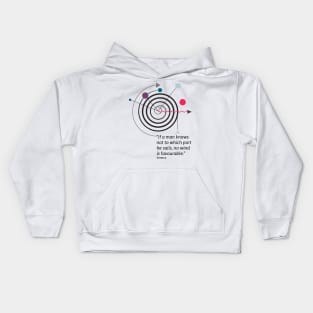 Stoic Quote Kids Hoodie